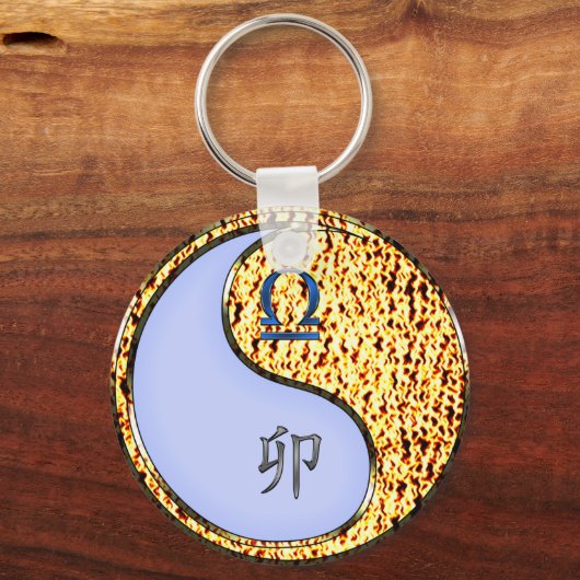 Porte-clés Libra & Fire Rabbit (Recto)