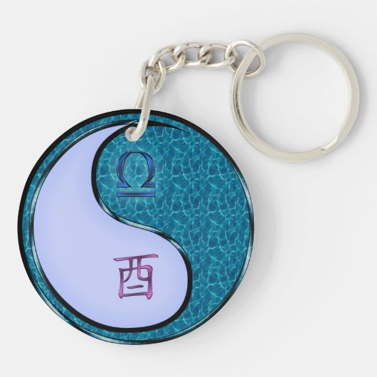 Porte-clés Libra & Water Rooster (Dos)