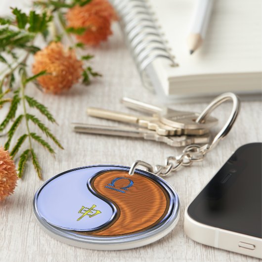 Porte-clés Libra & Wood Monkey (Devant droit)