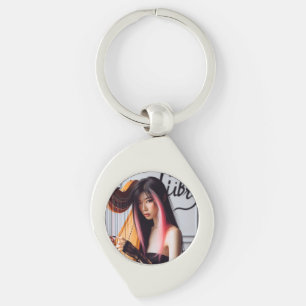 Porte-clés Libra Zodiac Musician Harp