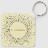 Porte-clés Libra Zodiac Porte - clé Conception rétro (Dos)