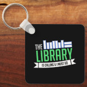 Porte-clés Librairie Livres Cadeau (Recto)