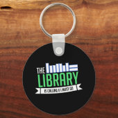 Porte-clés Librairie Livres Cadeau (Recto)