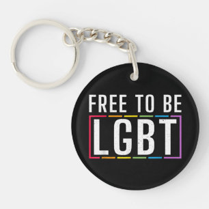 Porte-clés Libre d'être LGBT Bisexual Lesbian Gay pride