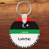 Porte-clés Libye 2011 - DRAPEAU (Recto)