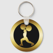 PORTE-CLÉS LICENCE GOLD WEIGHTLIFER (Recto)