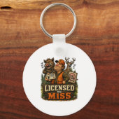 Porte-clés Licensed To Miss (Recto)