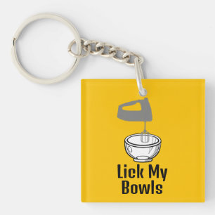 Porte-clés Lick My Bowls