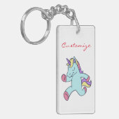 Porte-clés Licorne bleue courant Thunder_Cove (Devant gauche)