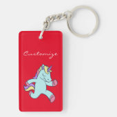 Porte-clés Licorne bleue courant Thunder_Cove (Dos)