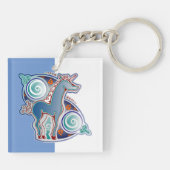 Porte-clés Licorne celtique (Dos)