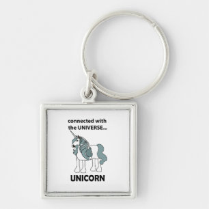 Porte-clés Licorne Connectée À L'Univers Licorne