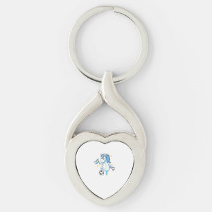 Porte-clés Licorne de football Maillot Argentine Design Argen