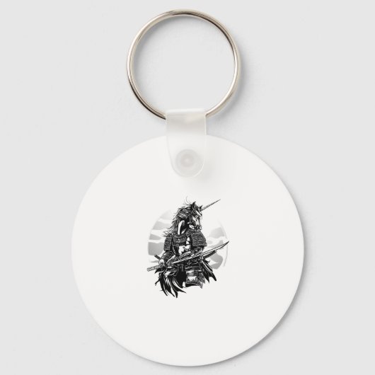 Porte-clés Licorne de Guerrier Samouraï (1) (Recto)