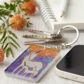 Porte-clés Licorne de maman et de bébé (Devant droit)