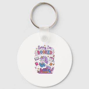 Porte-clés Licorne Désolé je suis Réservé Style Rétro Impress