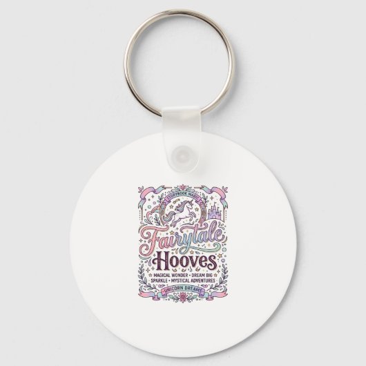 Porte-clés Licorne Fée Sabots Création Originale Merch_1 (Recto)