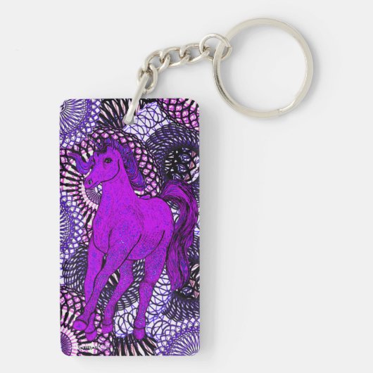 Porte-clés Licorne invisible (Dos)