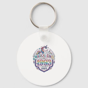 Porte-clés Licorne Magique Depuis Année Tendance Impression à