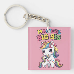 Porte-clés Licorne Magique Grande Sœur