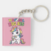 Porte-clés Licorne Magique Grande Sœur (Dos)