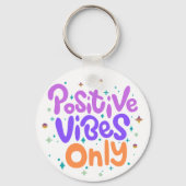 Porte-clés Licorne Mignonne & Vibes Positives (Verso)