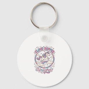 Porte-clés Licorne Nuage Sauteur Licorne Ludique Cadeau Migno