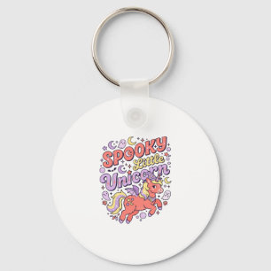 Porte-clés Licorne Petite Licorne Sombre Fantaisie Fond Blanc