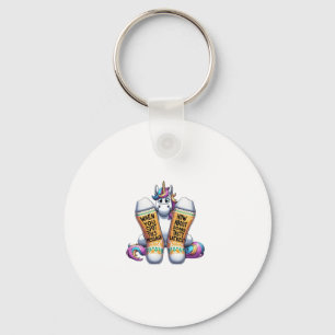 Porte-clés Licorne portant des chaussettes Hommes Femmes Enfa