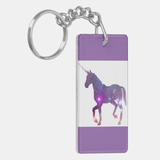 PORTE-CLÉS LICORNE POURPRE (Devant gauche)