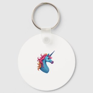 Porte-clés Licorne T-shirt Licorne Cheval Tie-Dye Coloré, Sm