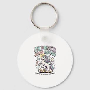 Porte-clés Licorne Thunder Horn Énergie Produit de Style Rétr