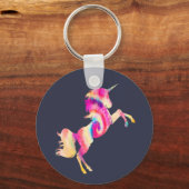 Porte-clés Licorne Tie Dye (Recto)