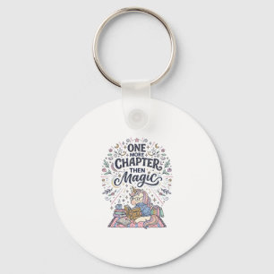 Porte-clés Licorne Un Chapitre De Plus Puis Magie Imprimé Prê