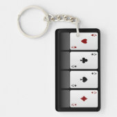 Porte-clés Lieux de poker (Devant)