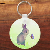 Porte-clés Lièvre avec papillon (Verso)