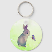 Porte-clés Lièvre avec papillon (Verso)