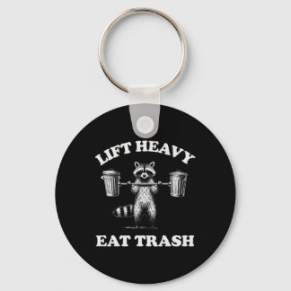 Porte-clés Lift Heavy Eat Trash Poids Lifting Funny Workout