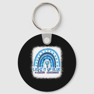 Porte-clés Light It Up Blue Rainbow