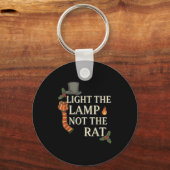 Porte-clés Light The Lamp Not The Rat Christmas Funny Novelty (Recto)
