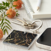 Porte-clés Light Trail Photographie Abstraite (Devant Droit)