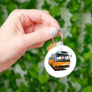 Porte-clés Ligne 56 de bus de transit Orange City Commuter