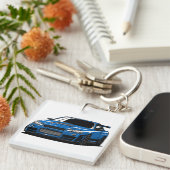 Porte-clés Ligne aérienne Blue Nissan R34 (Devant Droit)