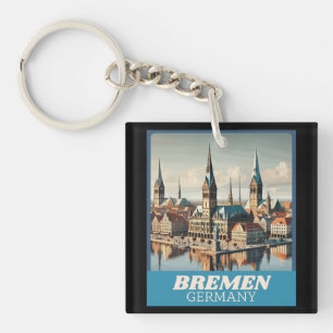 Porte-clés Ligne aérienne Retro Bremen