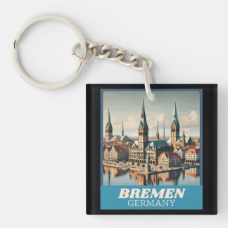 Porte-clés Ligne aérienne Retro Bremen