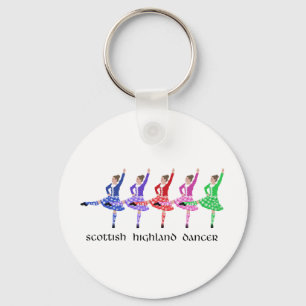 Porte-clés Ligne de danse des Highlands écossais