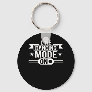 Porte-clés Ligne mode de danse sur la ligne cadeaux de danse