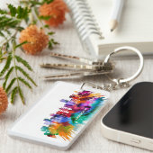 Porte-clés Ligne Skyline Kawasaki (Devant droit)