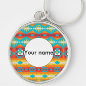 Porte-clés Lignes de formes tribales (Devant)