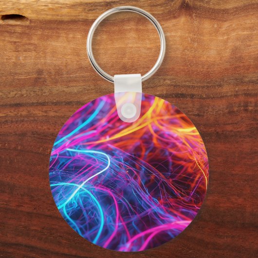 Porte-clés Lignes de néon (Verso)